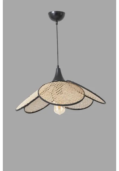 Luster FUME na lanku, 1× E27, 40 W, 230 V, priemer 45 cm, čierna/béžová