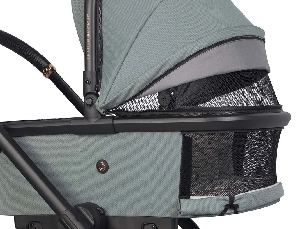 Športový kočík pre dvojčatá CAVOE Avec Boho Green