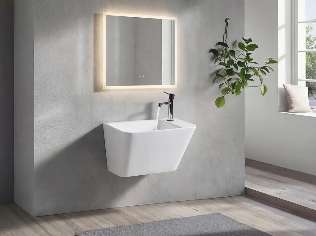 Sapho Sapho, PRIMO keramické umývadlo 50x28cm, biela, 100605