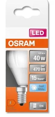 Neutrálna LED žiarovka E14, 5 W - Candellux Lighting