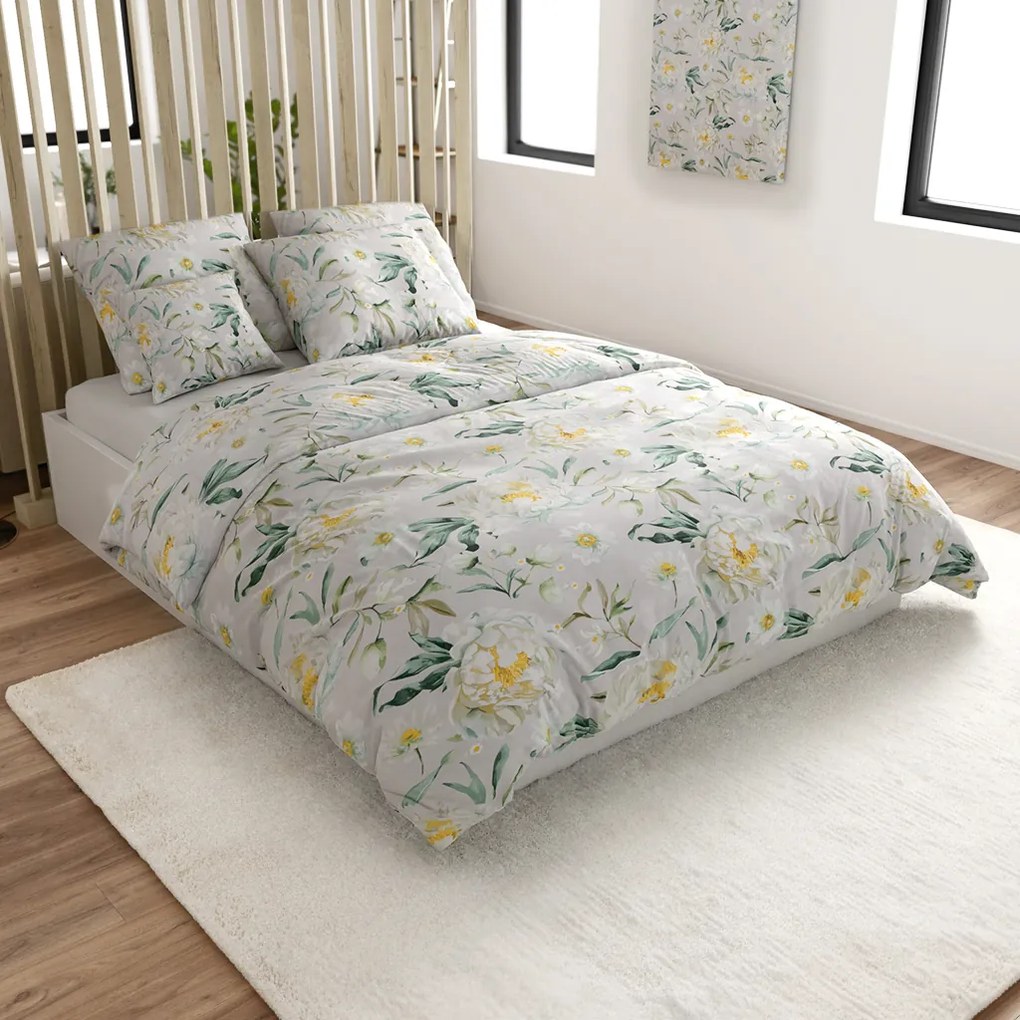 Obliečky z mikrovlákna ELYSIA, svetlo sivé Rozmer obliečky: 70 x 80 cm | 140 x 200 cm