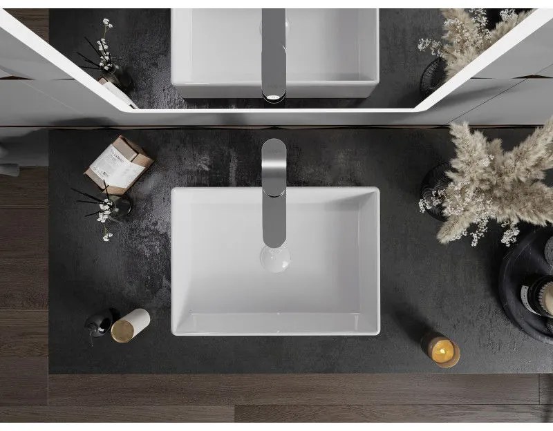 Mexen Goya, umývadlo na dosku 45 x 32 cm, biela, 22184500