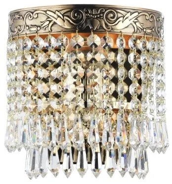 Maytoni DIA890-WL-01-G - Nástenné svietidlo PALACE 1xE27/60W/230V