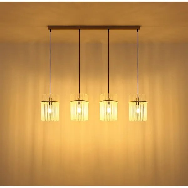 Globo 15698-4HB - Luster na lanku GORLEY 4xE27/60W/230V