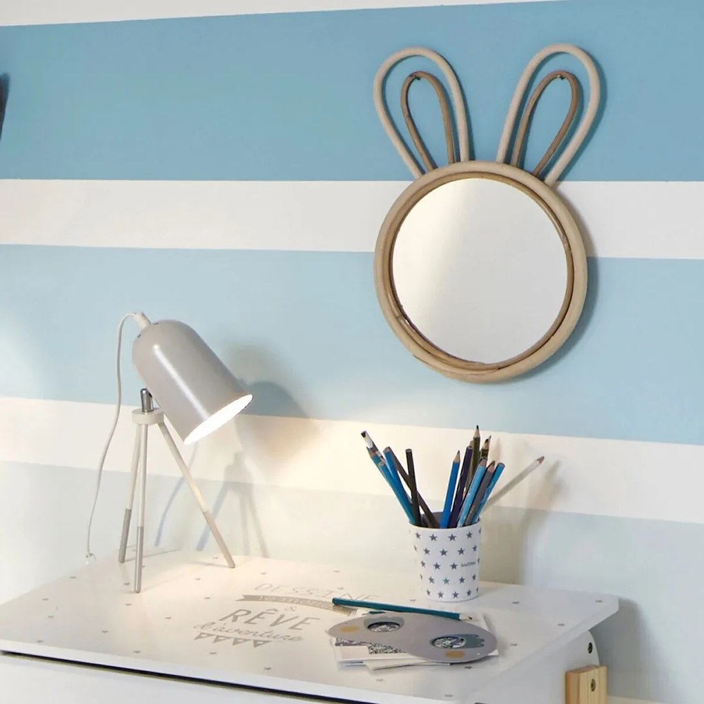 Zrkadlo Rabbit, hnedé