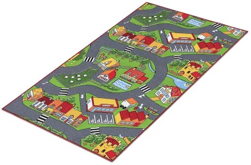 Koberce Breno Kusový koberec LITTLE VILLAGE 90, viacfarebná,100 x 165 cm