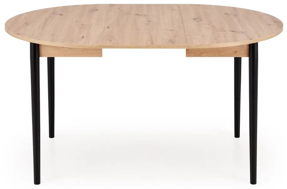Rozkladací jedálenský stôl Pivot 102/141 cm dub artisan/čierny buk