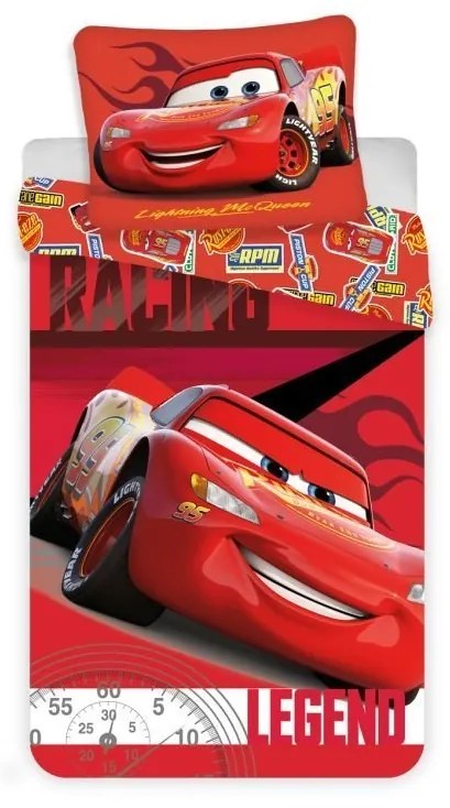 JERRY FABRICS Obliečky Cars Legend Polyester 140/200, 70/90 cm