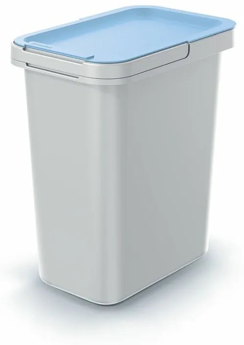 Odpadkový kôš SYSTEMA set, popolavo šedý objem 4 x 12l
