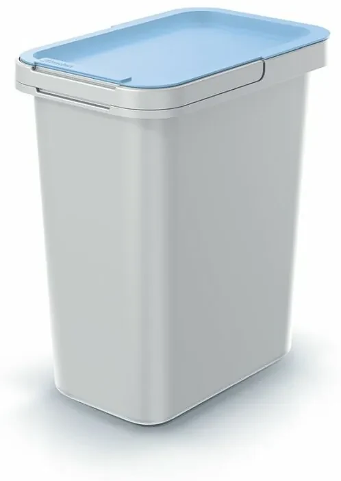 Odpadkový kôš SYSTEMA set, popolavo šedý objem 4 x 12l