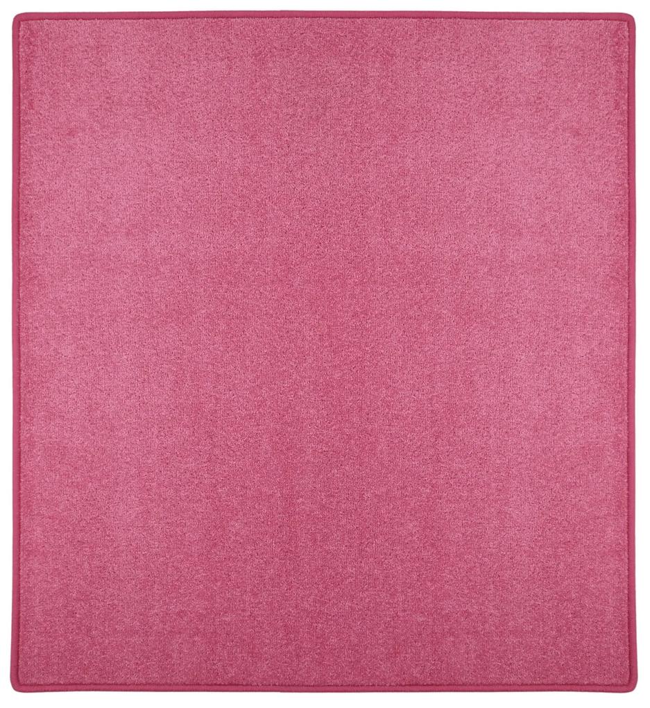 Vopi koberce Kusový koberec Eton ružový 11 štvorec - 120x120 cm