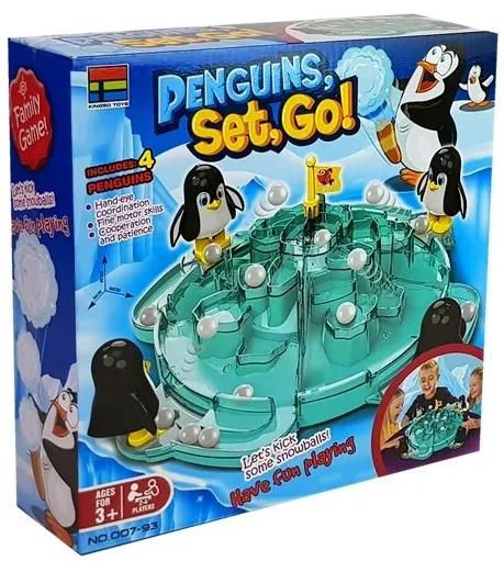 LEAN TOYS Arkádová hra tučniaky na ľadovci