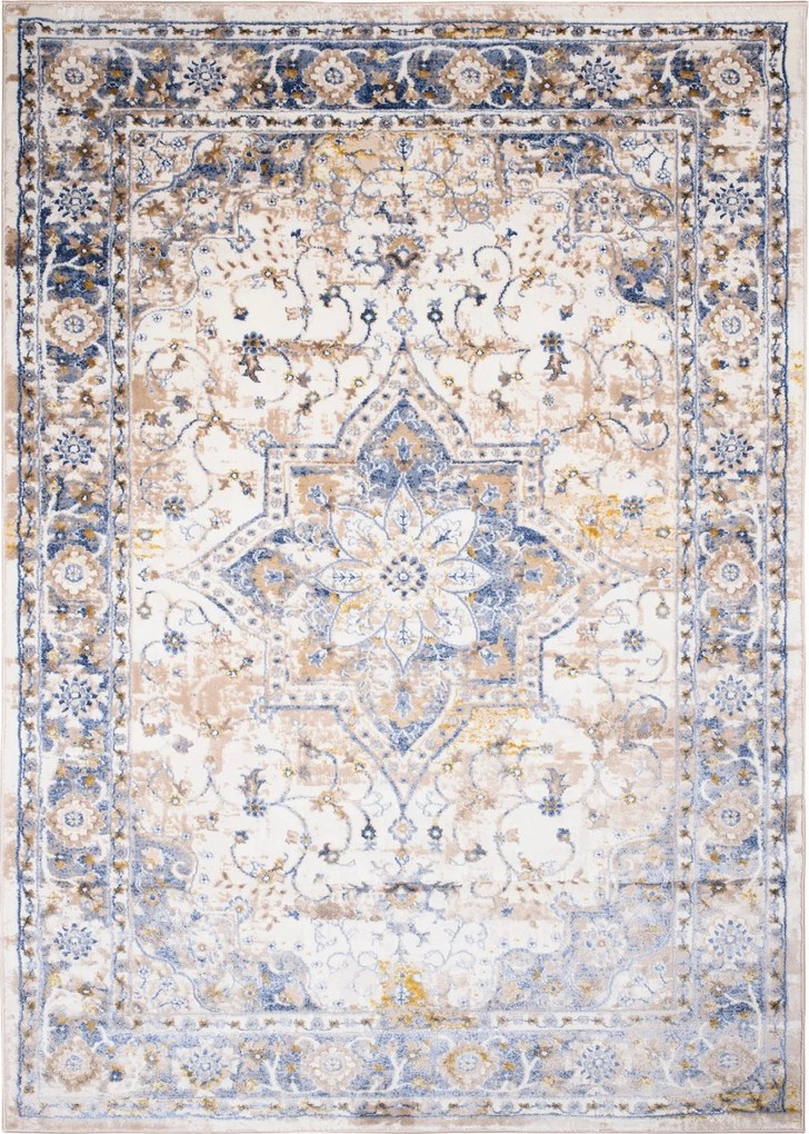 TA Koberec G534M BIELA/TMAVOMODRÁ ASTHANE