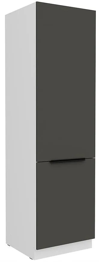 Kuchynská skrinka Aria-Gr/Wh Anti Fingerprint 60lo-210 2f