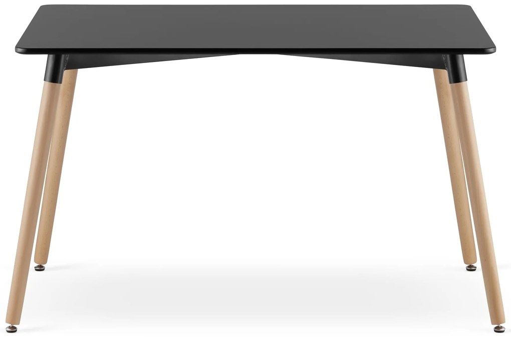 Čierny jedálenský stôl ADRIA 120x80 cm