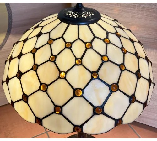 Stojaca Tiffany lampa Massive kolekcia HIVE Ø40*170