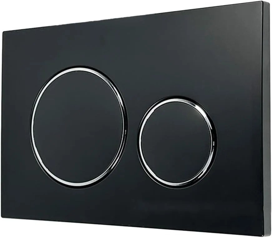 Geberit Sigma20, ovládacie tlačidlo Sigma20, čierna matná/chróm lesklý, 115.882.14.1