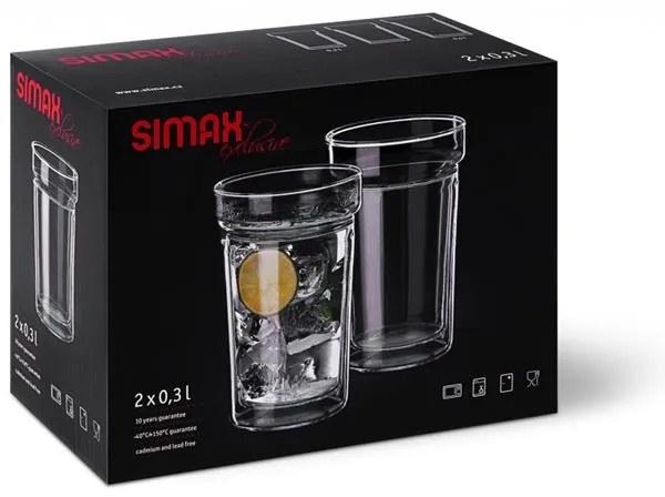 SIMAX POHÁR S DVOJITOU STENOU 200ML SADA 2 KS