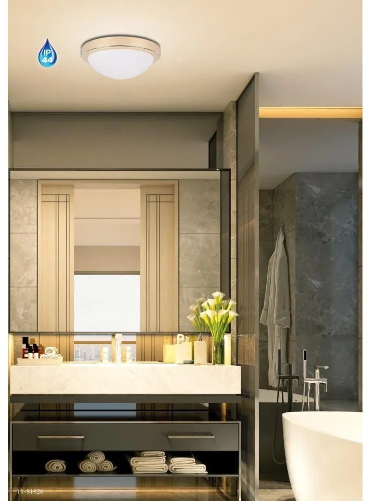 Stropné svietidlo v zlatej farbe so skleneným tienidlom ø 28 cm Roda - Candellux Lighting