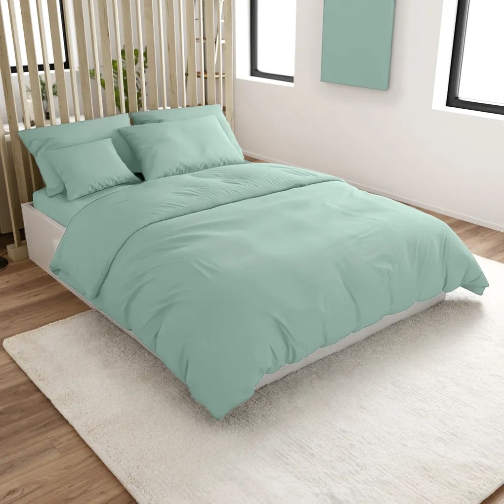 Bavlnené obliečky LUX mentolové hotelové vrecko Rozmer obliečky: 70 x 90 cm | 140 x 200 cm