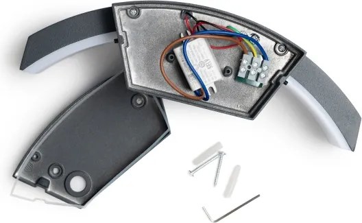 Brilagi - LED Vonkajšie nástenné svietidlo ARCELO LED/8W/230V IP54