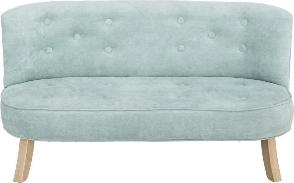 Detská sedačka špinavo modrá 17 cm Drevo