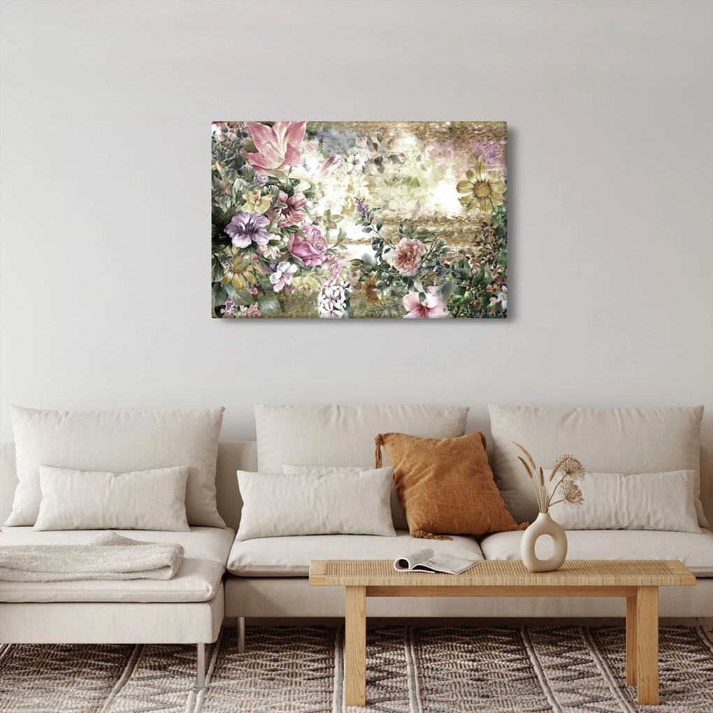 Obraz - Dizajnové kvety (90x60 cm)