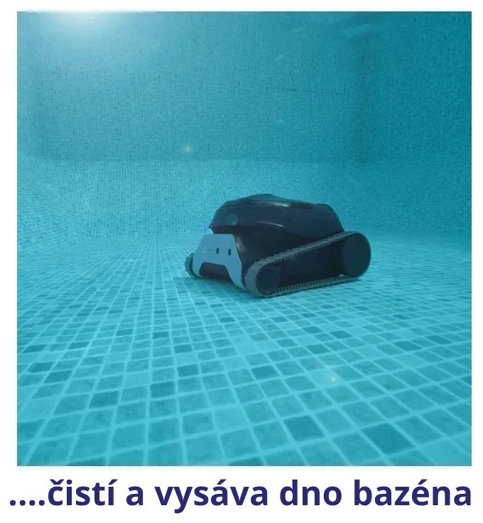 DOLPHIN LIBERTY 400, bezkáblový bazénový vysávač AKU