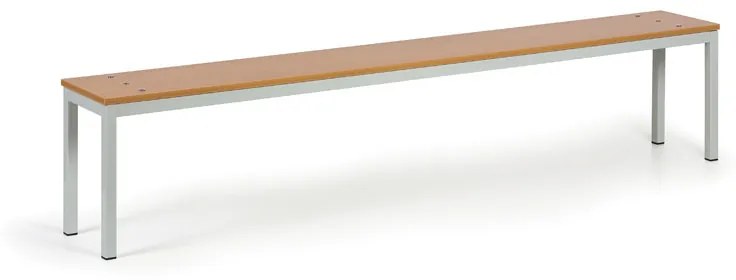 Šatníková lavica, sedák - lamino, dĺžka 2000 mm, buk