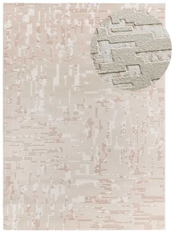 Krémový koberec 133x190 cm Baresa – Universal
