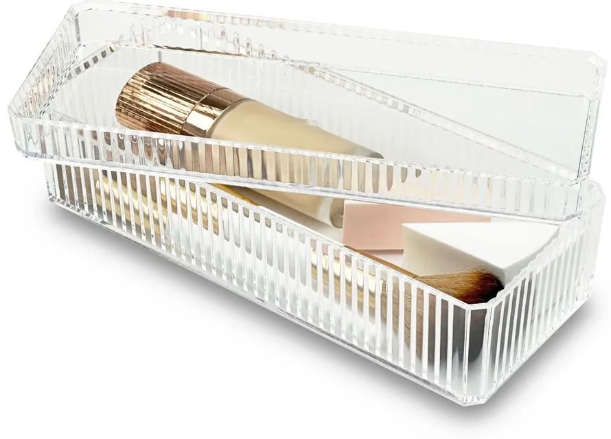 Plastový kúpeľňový organizér na kozmetiku – Addis