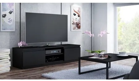 TV stolík LCD 140 cm čierny