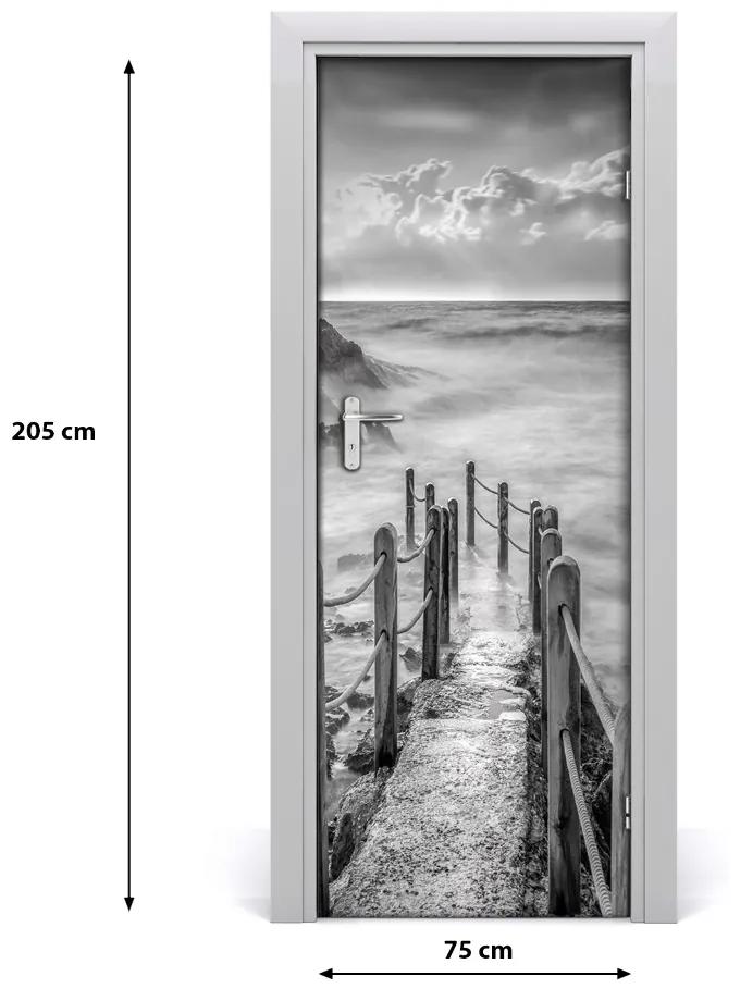 Fototapeta na dvere samolepiace Chodník nad morom 75x205 cm