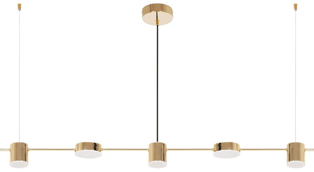 Toolight - LED závesné svietidlo APP929-5CP, zlatá, OSW-07008
