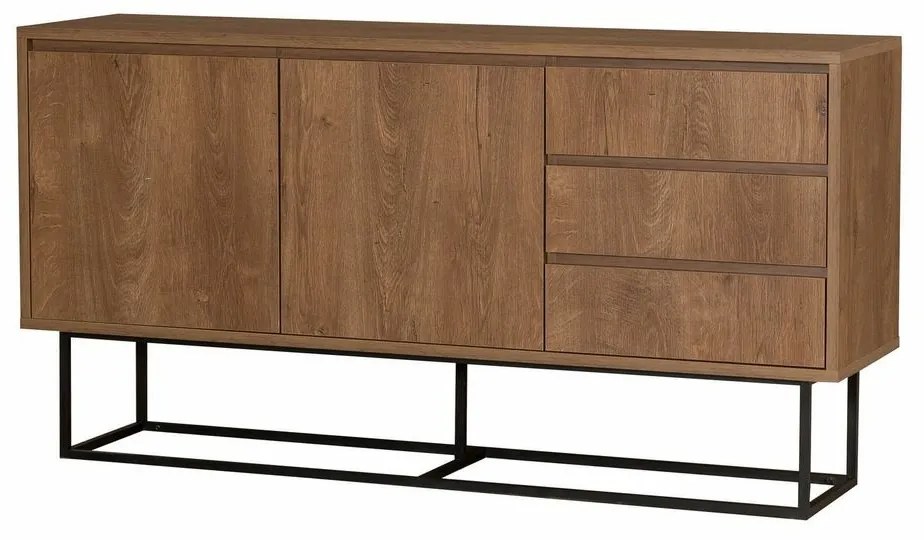 Skrinka Ruba Walnut and Black