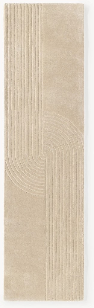 Ručne tuftovaný vlnený behúň Mason