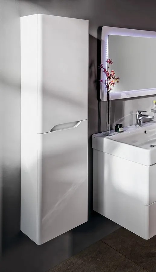 Sapho Sapho, Kúpeľňový set MEDIENA 100, biela matná/biela matná, KSET-046