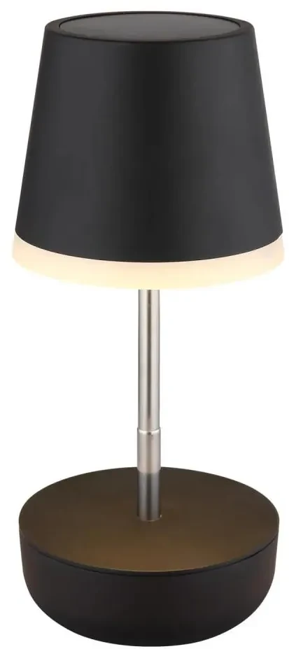 Globo 36638S - LED Solárna lampa 10xLED/0,06W/3V IP44 čierna GL8144