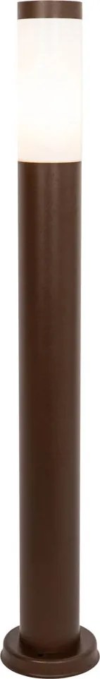 Stožiar vonkajšieho svietidla hrdzavohnedý s opálom 80 cm IP44 - Rox