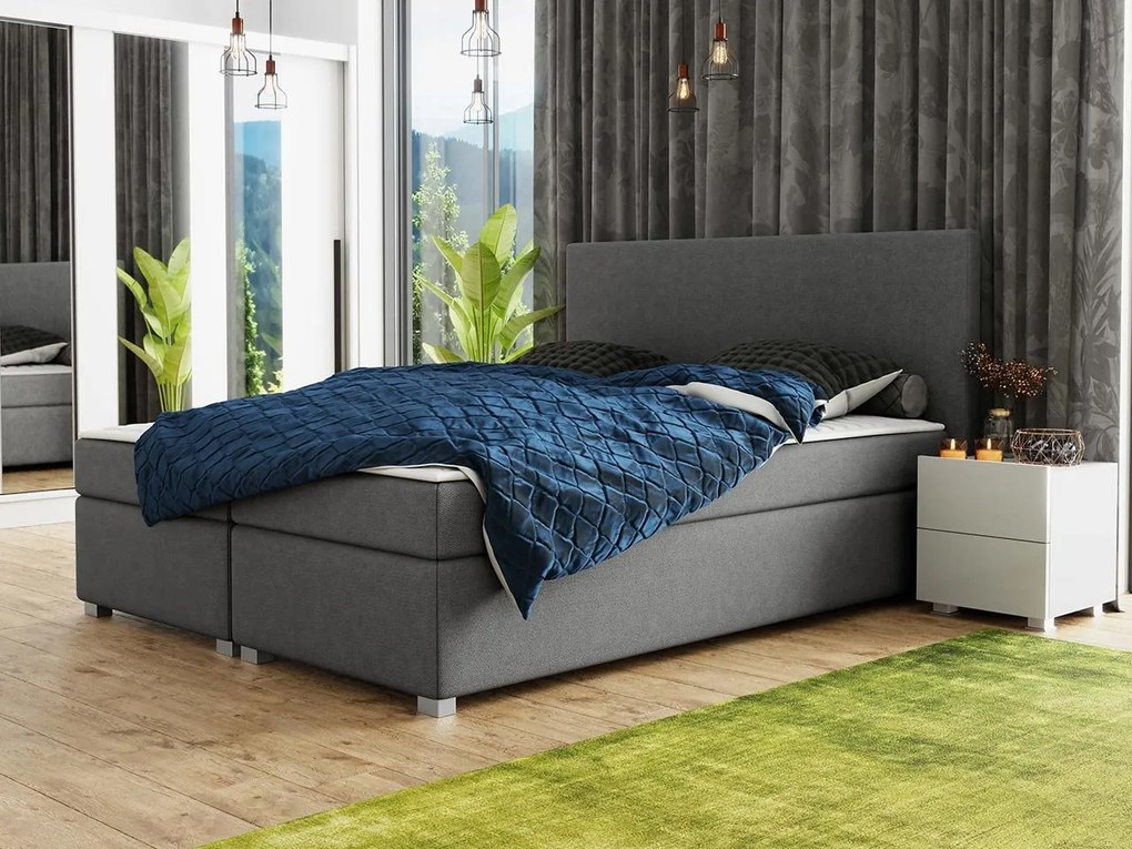Kontinentálna posteľ Gilda, Rozmer postele: 180x200, Dostupné poťahy: Rico 18