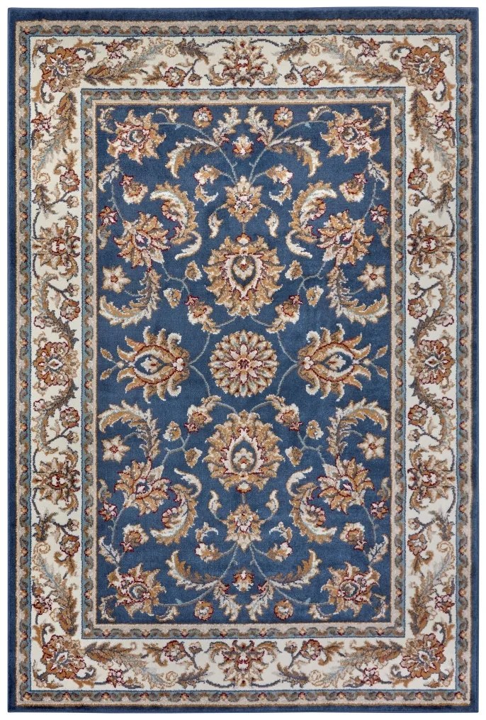 Kusový koberec Luxor 105640 Reni Blue Cream, 57x90, modrá, obývacia izba, Hanse Home