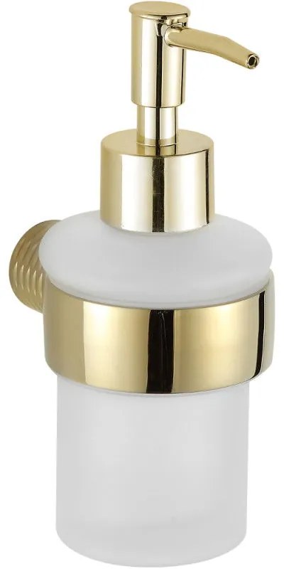 Mexen Base, nástenný dávkovač mydla, zlatá lesklá, 70882388-50