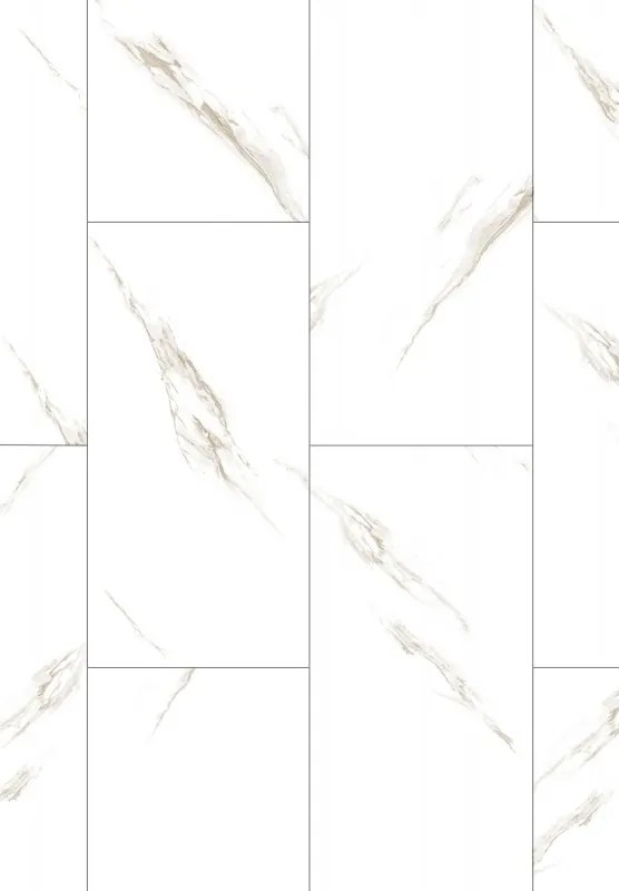 Mexen River White vinylové panely 610 x 305 mm SPC 6,5 mm, podložka IXPE 1,5 mm, 4 V-Fuga, Jazz White - F1150-0610-305-505-4V1-9