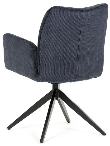 Autronic BONTEC Jedálenská stolička, modrá, látka, HC-993 BLUE2 Farba: Modrá