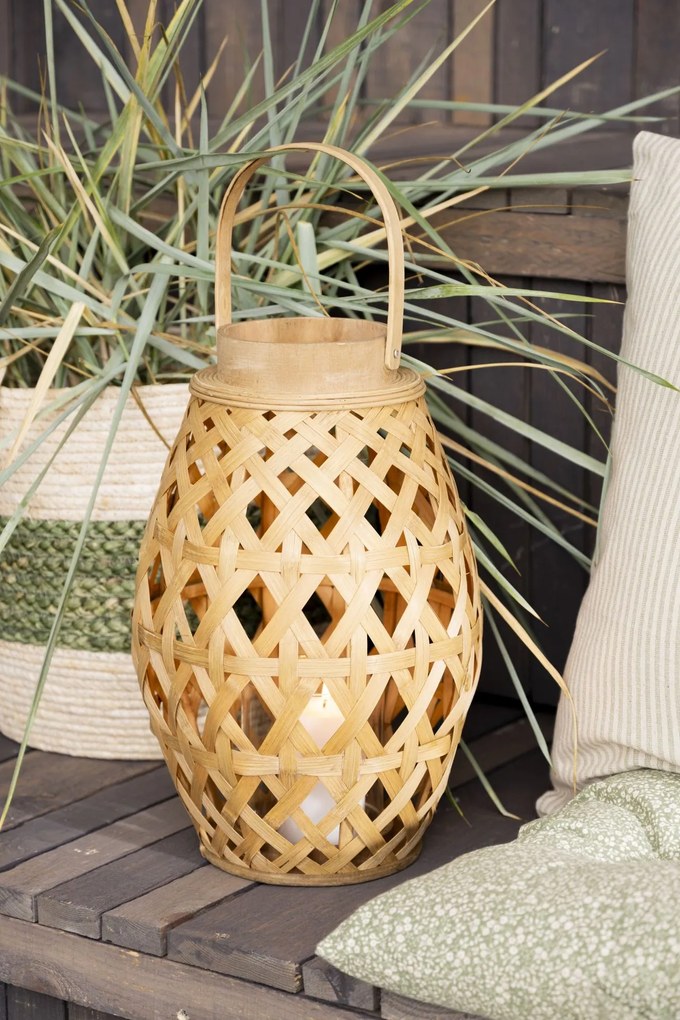 Ib Laursen Lampáš Hurricane Cross-braided Bamboo 37 cm
