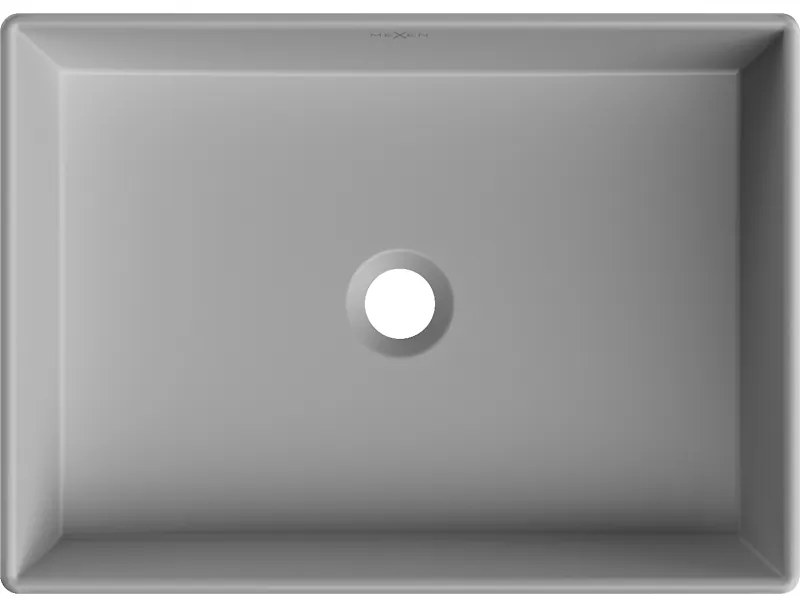 Mexen Goya, umývadlo na dosku 51 x 37 cm, svetlá šedá matná, 22185061