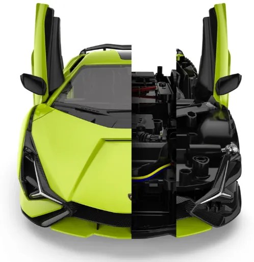 Rastar Auto R/C Lamborghini Sian 1:18 Rastar - Zelené