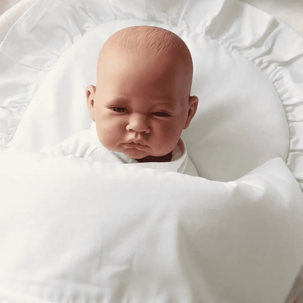 Boho sada s výplňou biela 50x65cm