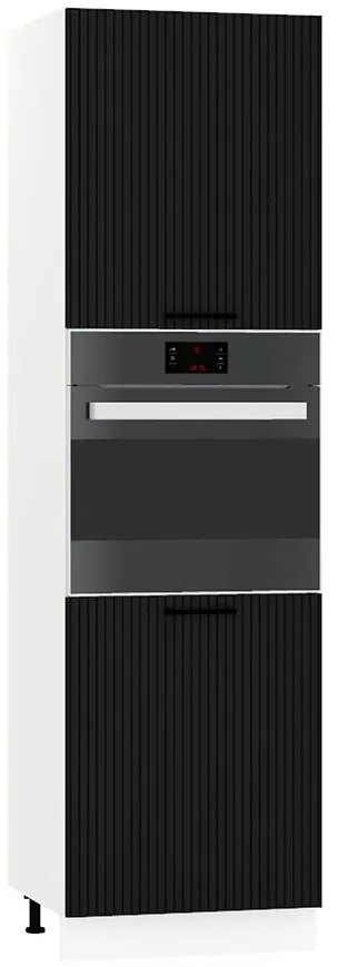 Skrinka do kuchyne  Kate d60pk 2133 pl čierny hrášok