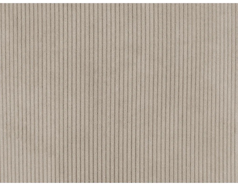 Béžové menčestrové kreslo Vigor – Leitmotiv